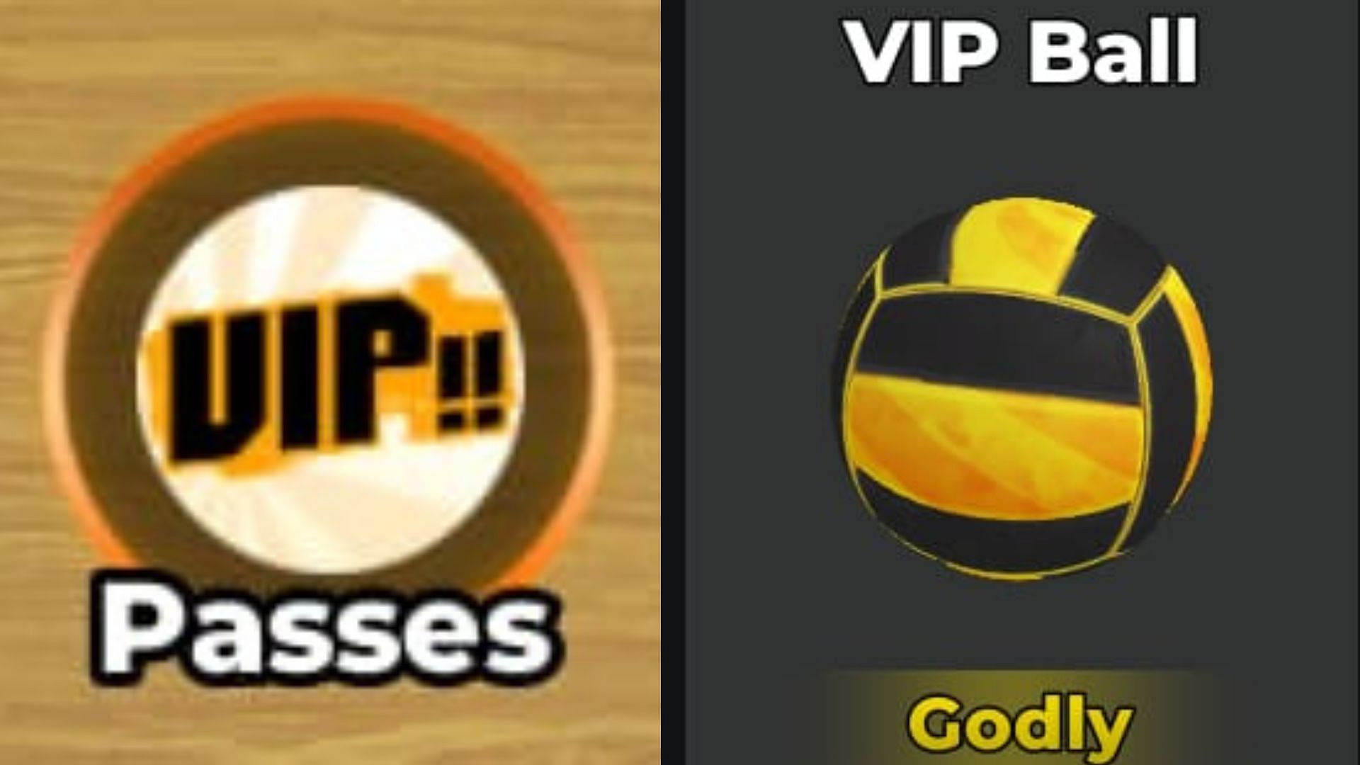 The VIP Ball provided by the game pass (Image via Roblox)